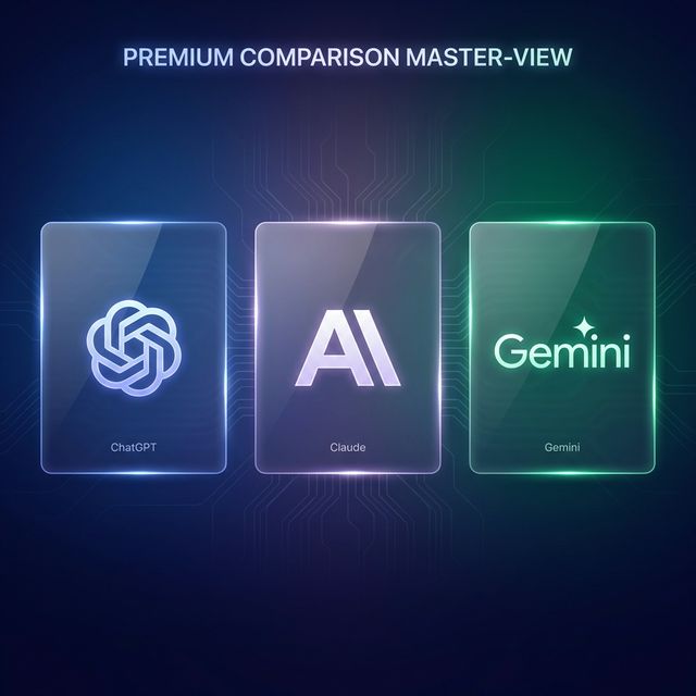 ChatGPT vs Claude vs Gemini: Ultimate AI Comparison (2026)